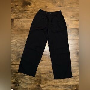Aerie Offline On The Move Oversized Trouser Small New With Tags Black